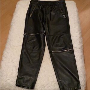 Zara Leather Pants